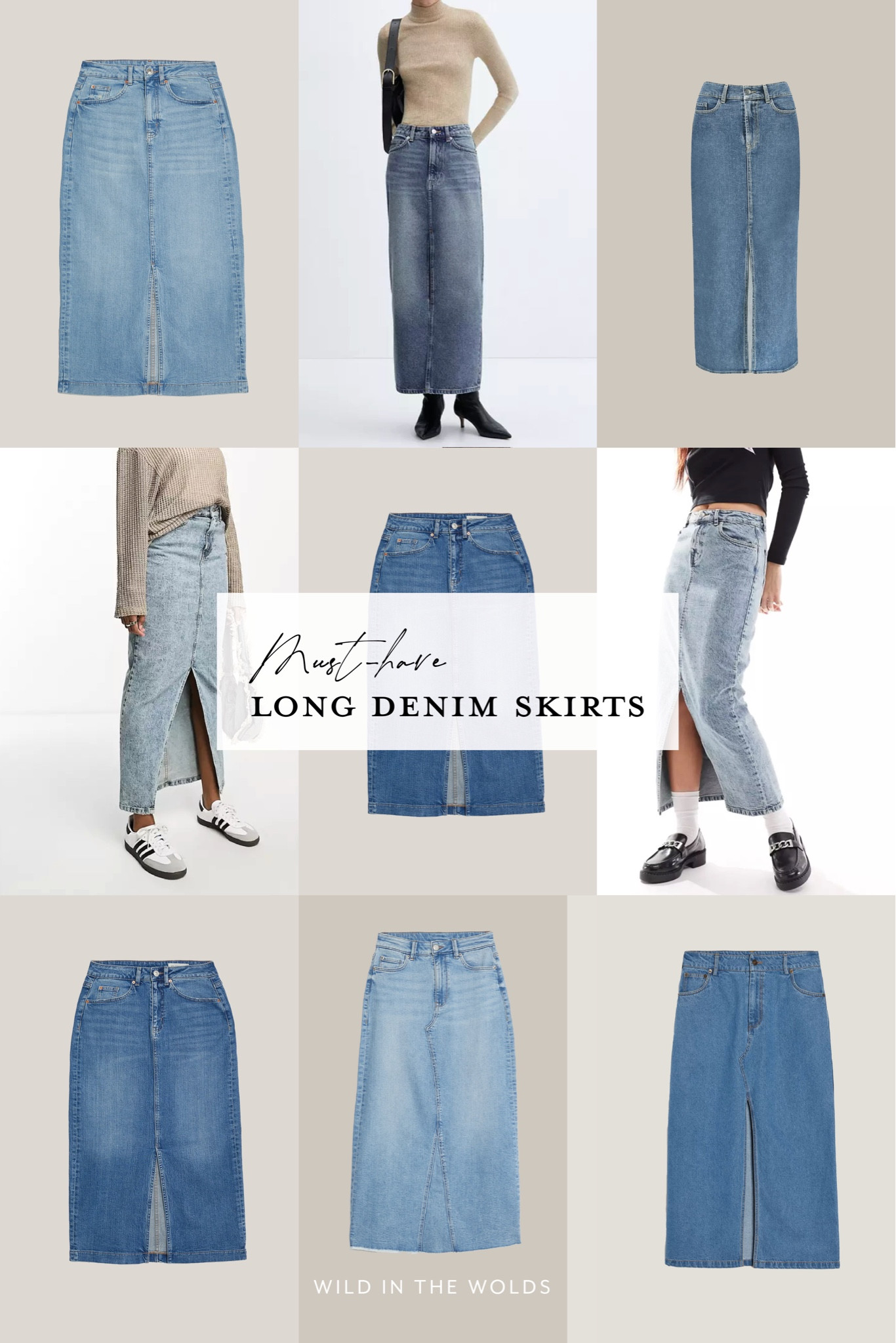 These Denim Skirts are a Spring must have and can be worn with boots as we transition from chilly weather, to trainers when it gets a bit warmer

#LTKSeasonal #LTKeurope #LTKstyletip