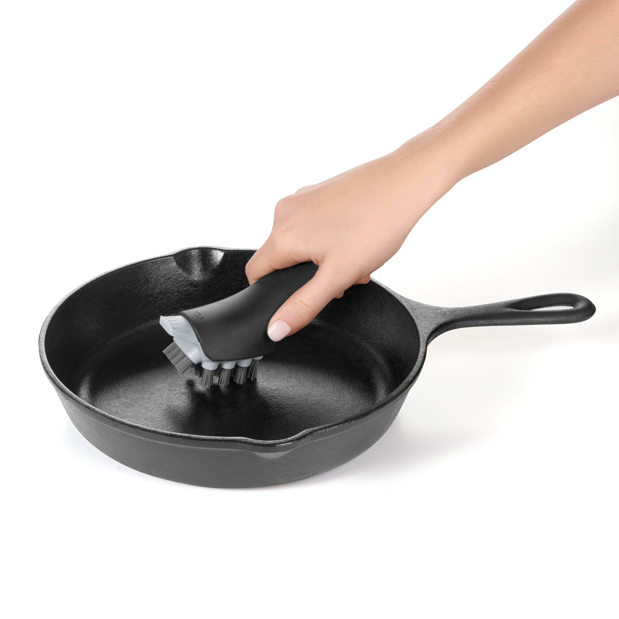 OXO Good Grips Cast Iron Pan Brush | Amazon (US)