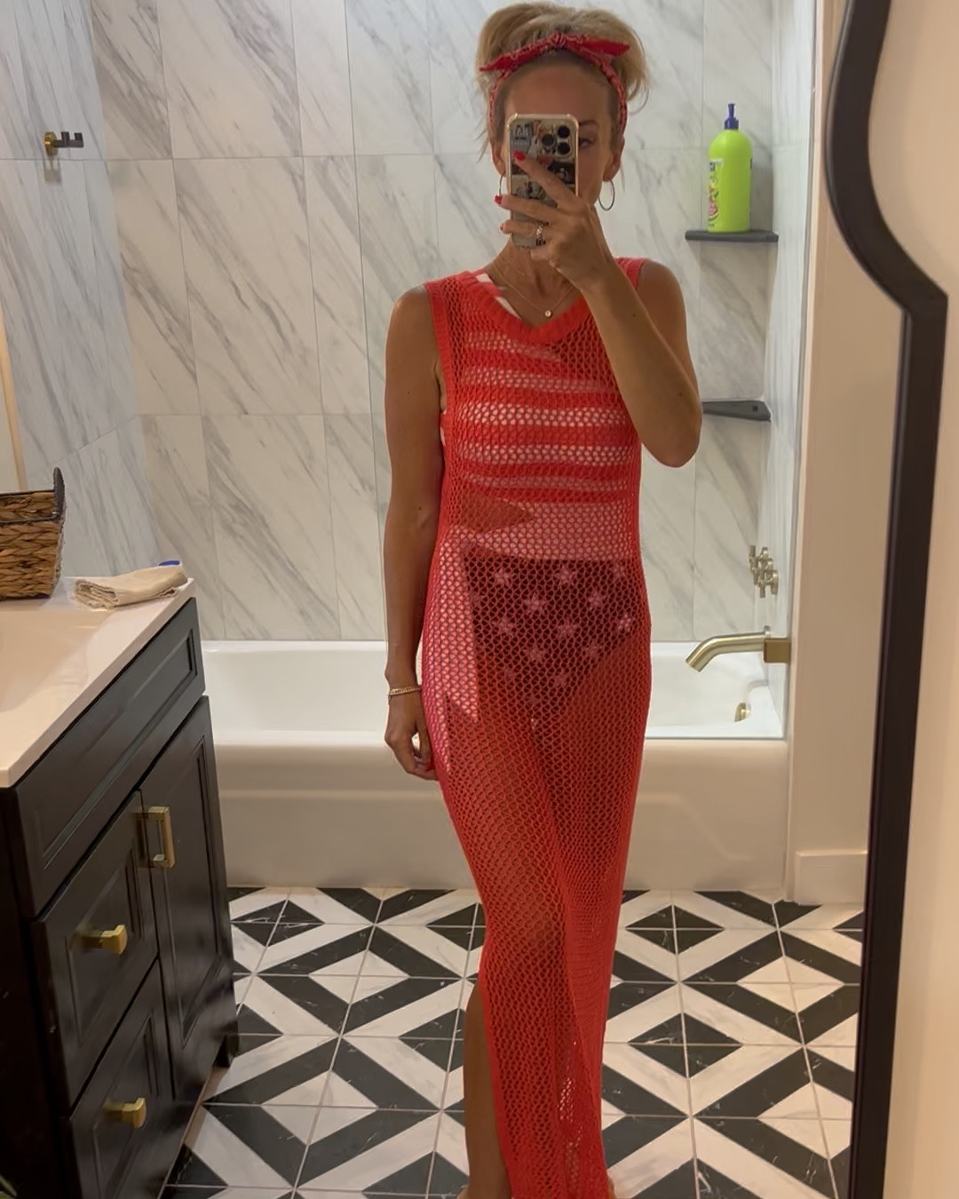 I just ordered this cover-up in black because I loved it last summer. It comes in so many colors and is under $30. 

Swim cover-up   Beach cover up. Spring break.  Pool resort. Crochet dress.

#LTKFindsUnder50 #LTKSwim #LTKMostLoved