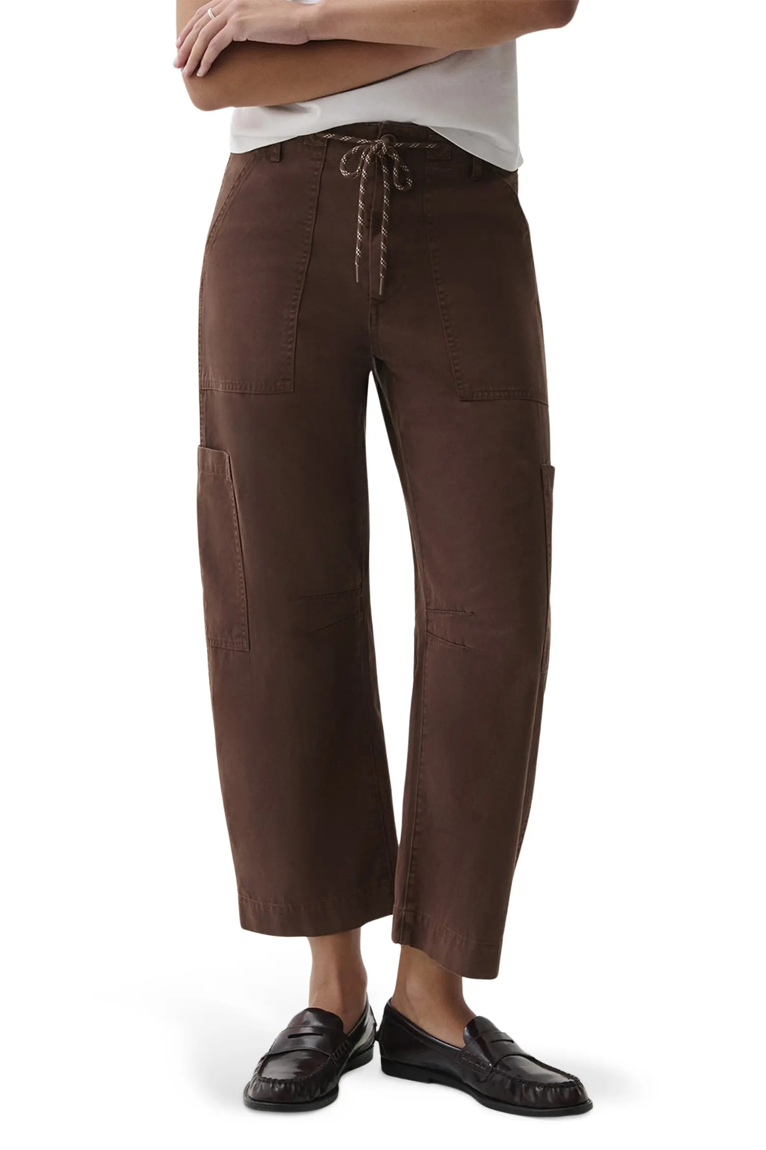 Pistola Sabrina High Waist Barrel Twill Utility Pants (Women) | Nordstrom | Nordstrom