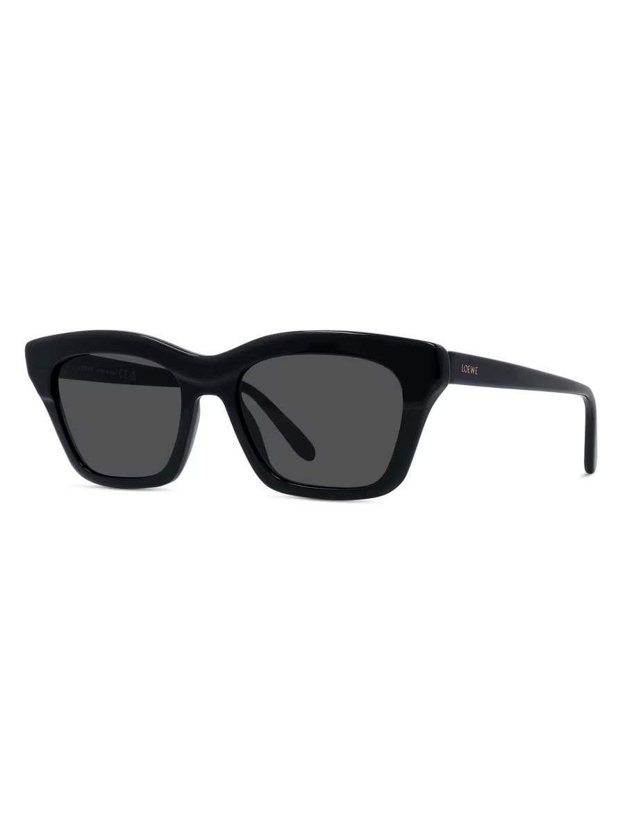LOEWE Slim 53MM Geometric Sunglasses | Saks Fifth Avenue | Saks Fifth Avenue
