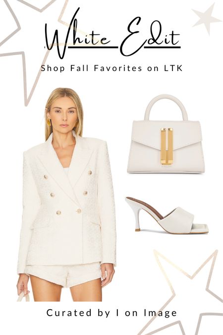 Fall Favorites on LTK: White Edit 

🤍 Line & Dot “Avery” blazer with gold buttons
🤍 DeMellier London “The Nano Montreal” Bag
🤍 Alohas Puffy Mule

White blazer, business style, boss babe, workwear, office look, fall styles, early fall look, white&gold @revolve @LTK #LTKfashion

#LTKstyletip #LTKworkwear #LTKover40