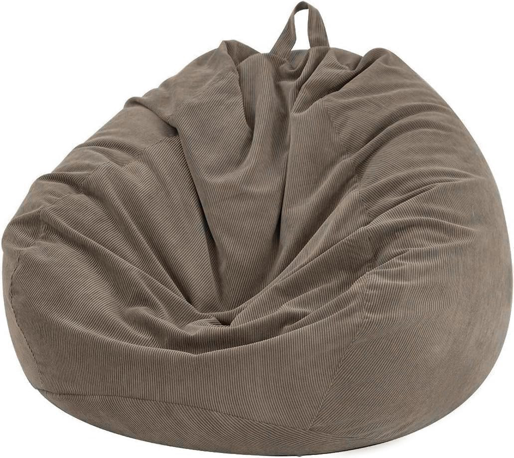 Nobildonna 3 ft Bean Bag Chair Cover (No Filler) 35"×43" Large Stuffed Animal Storage Bean Bag W... | Amazon (CA)