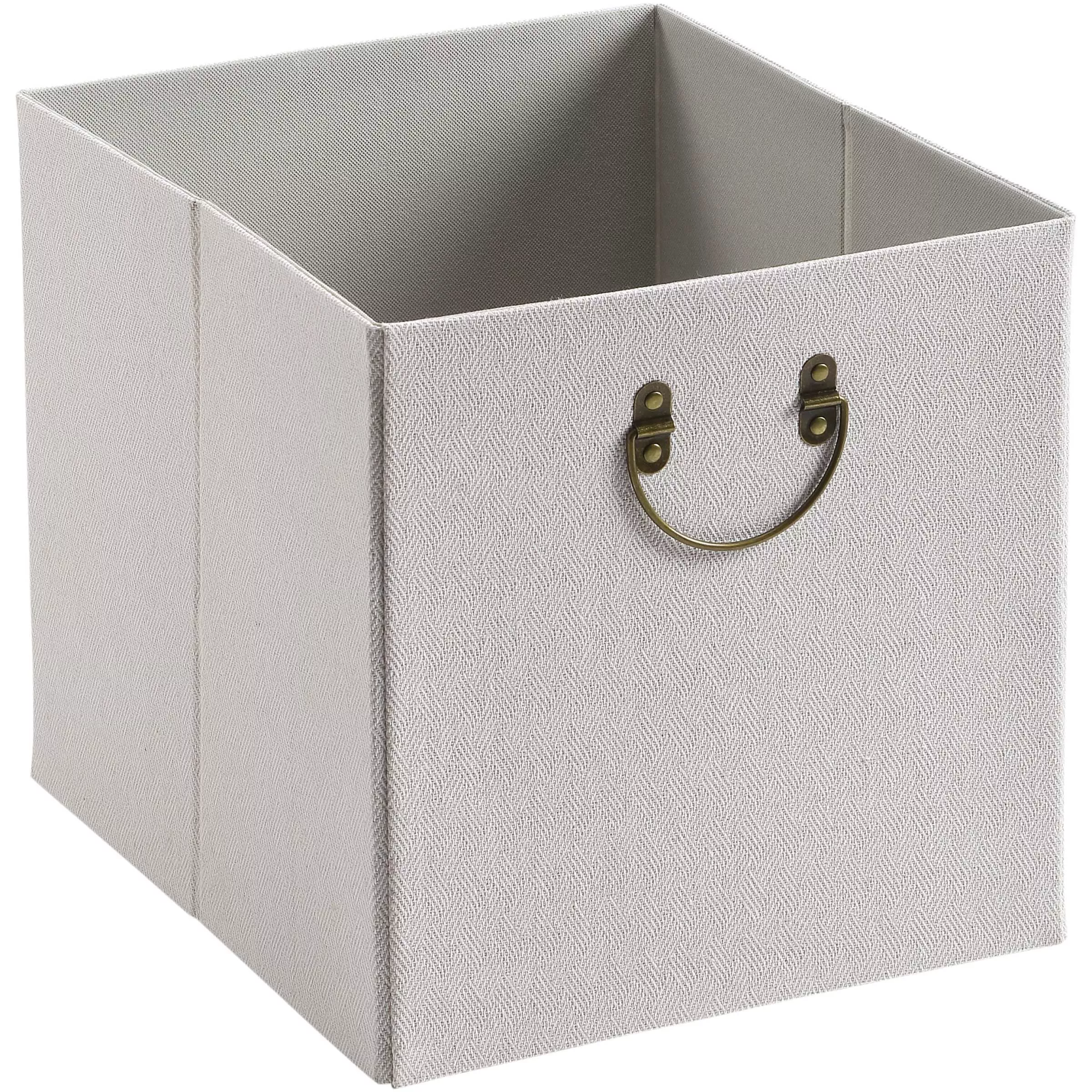 Better Homes & Gardens 12.75 Fabric Cube Storage Bin, Gray