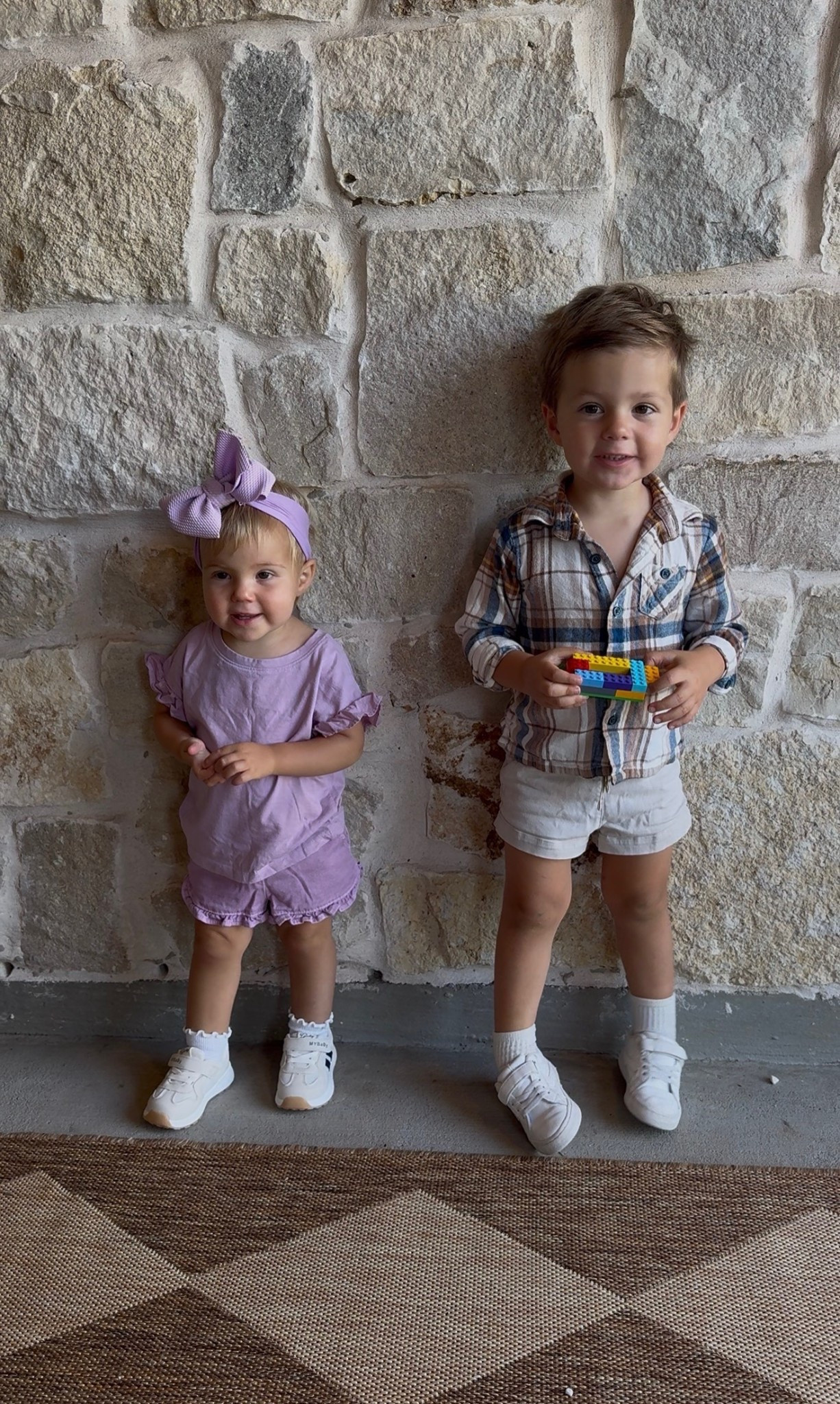 Obligatory before school picture! Lmao

#LTKKids #LTKmomlife #LTKgrwm