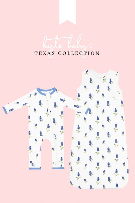 The Kyte Baby Texas collection is so sweet! Bluebonnets! Cactus! I can’t get enough 💙