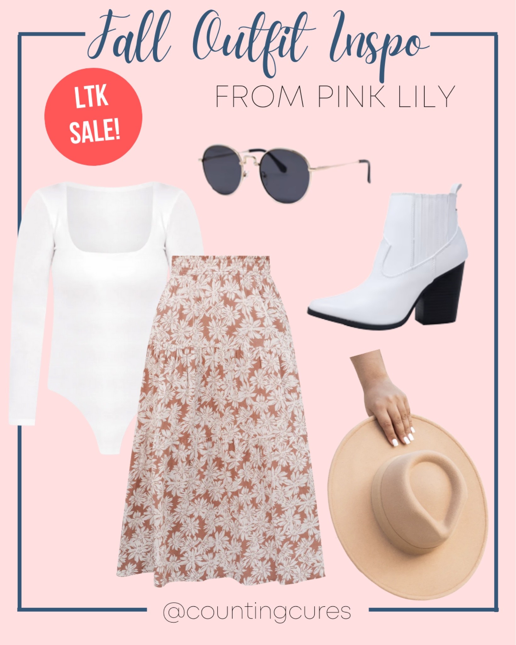 Looking for an outfit inspo? I got you this Fall Outfit Inspo from Pink Lily! Save 25% off sitewide when you shop exclusively through the LTK App! Make sure to copy the promo code in the LTK App and apply it at checkout! 

LTK Sale, Pink Lily finds, Pink Lily faves, Pink Lily Fall, fall fashion, fall outfit, fall must haves, fall favorites, fall outfit idea, women's bodysuits, floral skirts, chelsea boots, fall boots, fedora hats, Fall hats, sunglasses, women's sunglasses

#LTKshoecrush #LTKstyletip #LTKSale