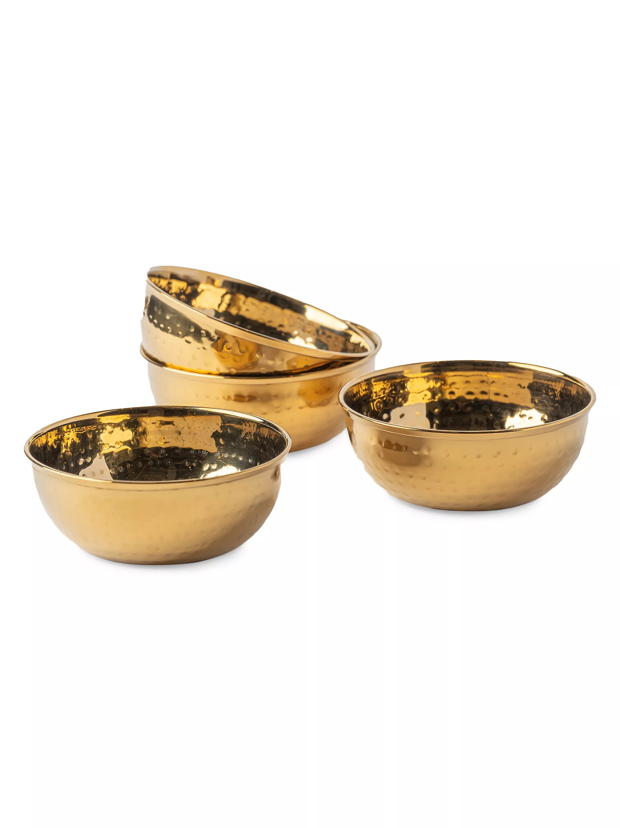 Dal Serving Bowl - Hammered Stainless Steel - Set of 4 | Saks Fifth Avenue