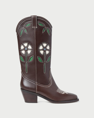 Wilder Brown Leather Tulip Boot | Loeffler Randall