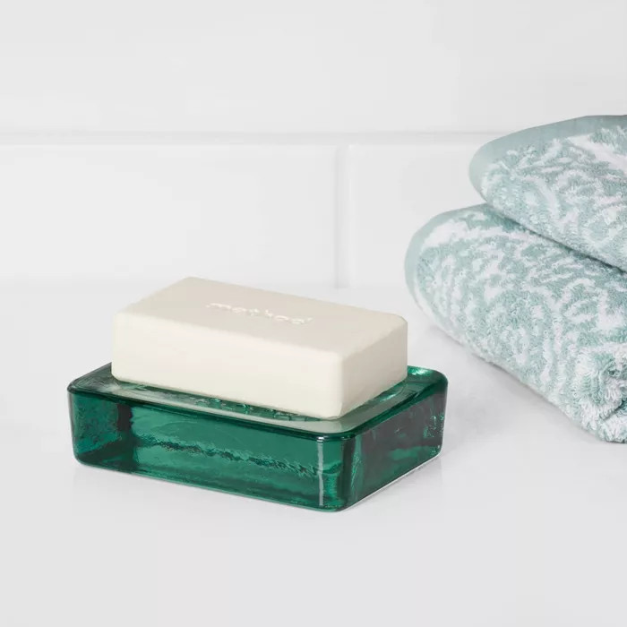 Recycled Glass Soap Dish Clear - Threshold™ | Target