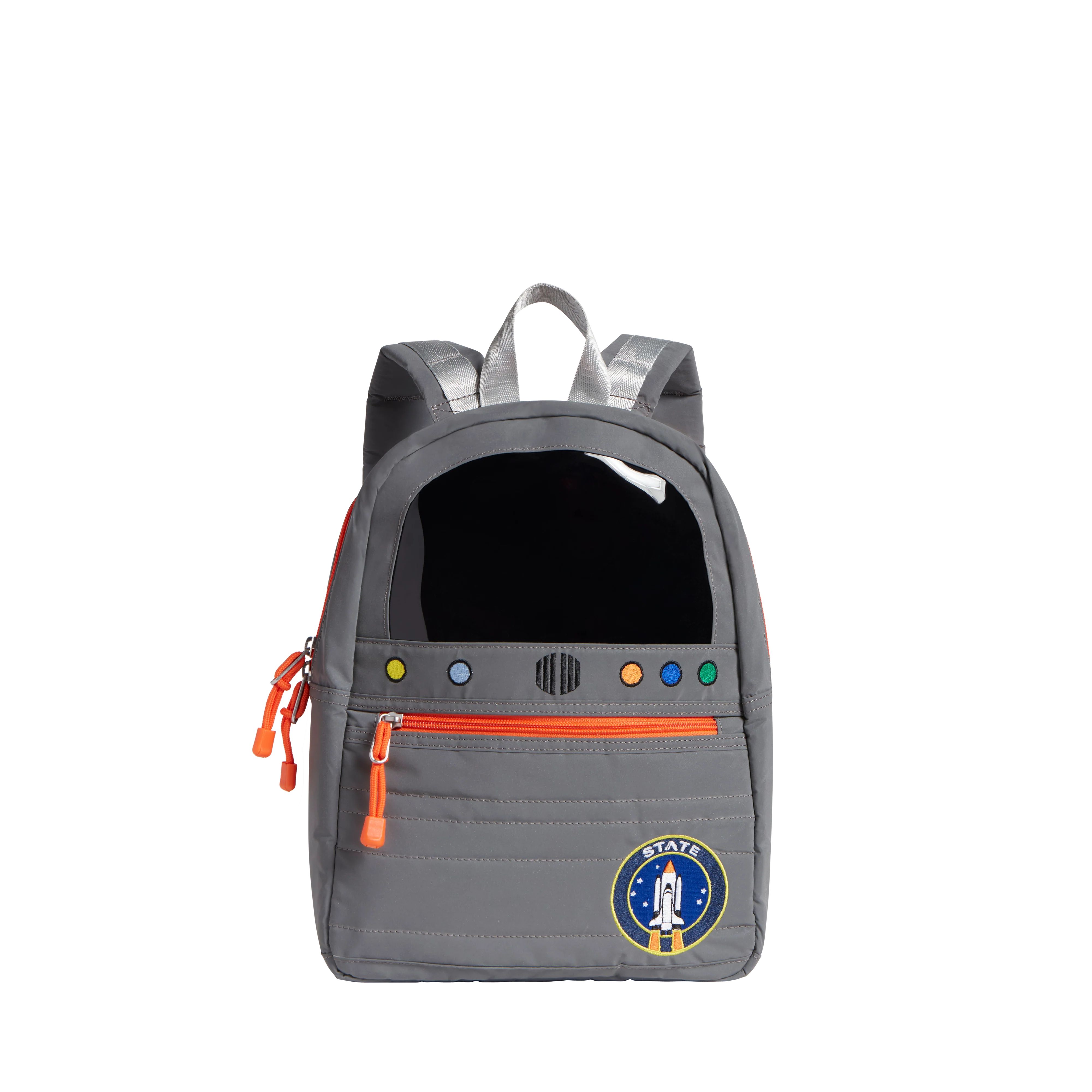 STATE Bags Kane Kids Mini Travel Backpack Reflective Astronaut | STATE Bags