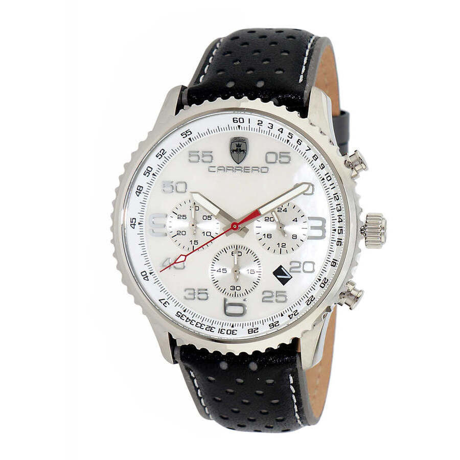 Torino Carrero Aureum Chronograph Quartz White Dial Mens Watch C1S7023-WT | Jomashop.com & JomaDeals.com