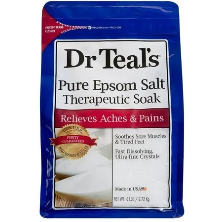 Dr Teal's Therapeutic Solutions Pure Epsom Salt Soaking Solution 6 Lb Bag | Walmart (US)