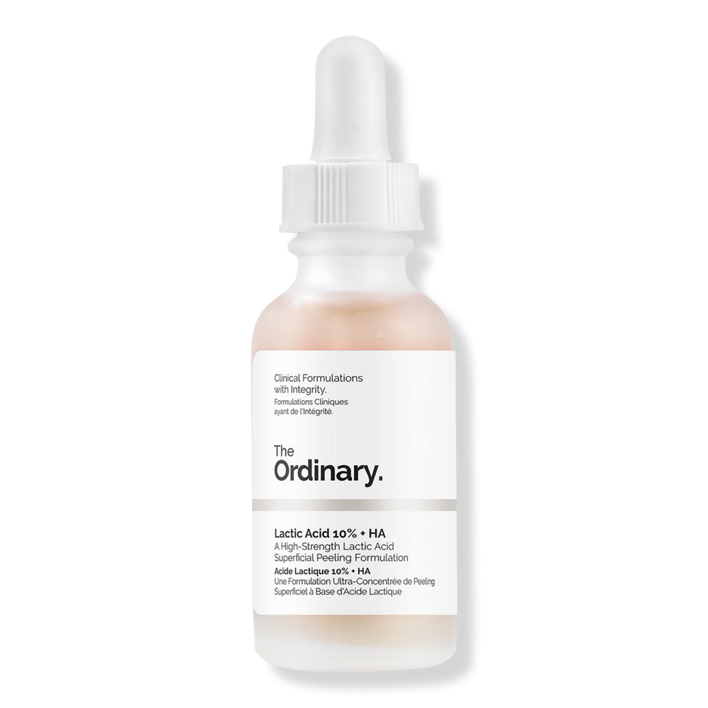 The Ordinary Lactic Acid 10% + HA 2% High-Strength Exfoliating Serum for Uneven Texture | Ulta