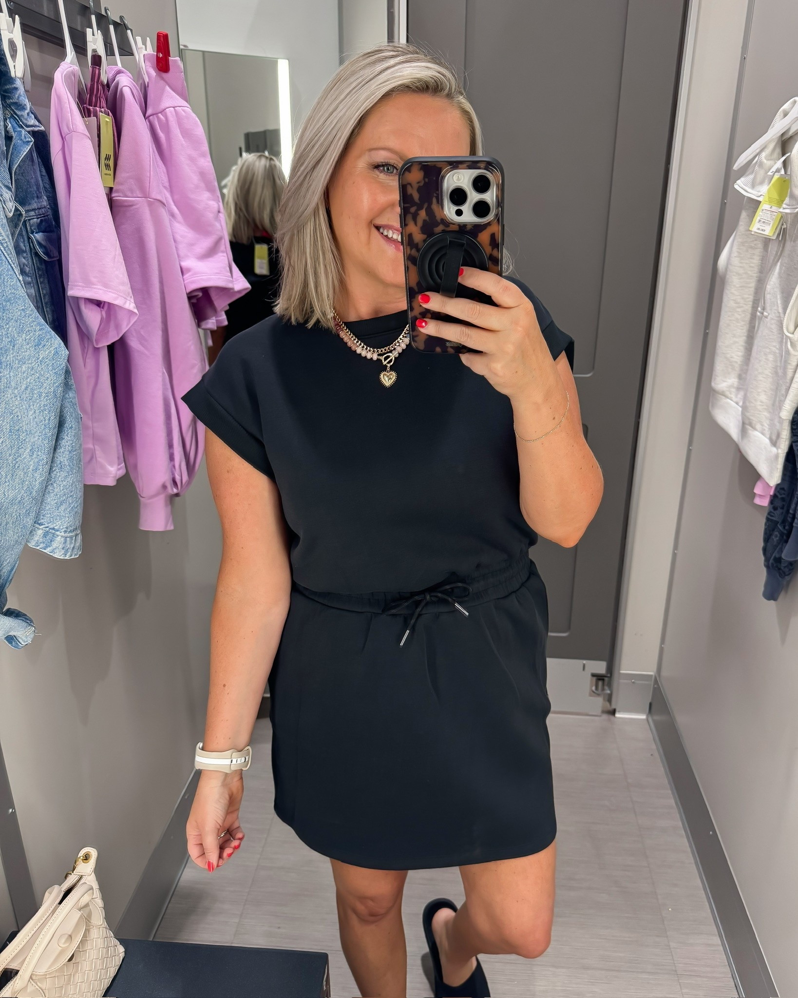 On sale!! This black athletic dress is one of those outfits that makes getting dressed ridiculously easy. It’s sporty and comfortable enough for an active day, but still cute enough that I don’t feel like I’m wearing workout clothes everywhere I go.

black athletic dress, active dress, sporty dress, athleisure outfit, casual dress, comfortable outfit, summer style, everyday dress, activewear, lovelylifestyling

#LTKootd #LTKSaleAlert #LTKActive