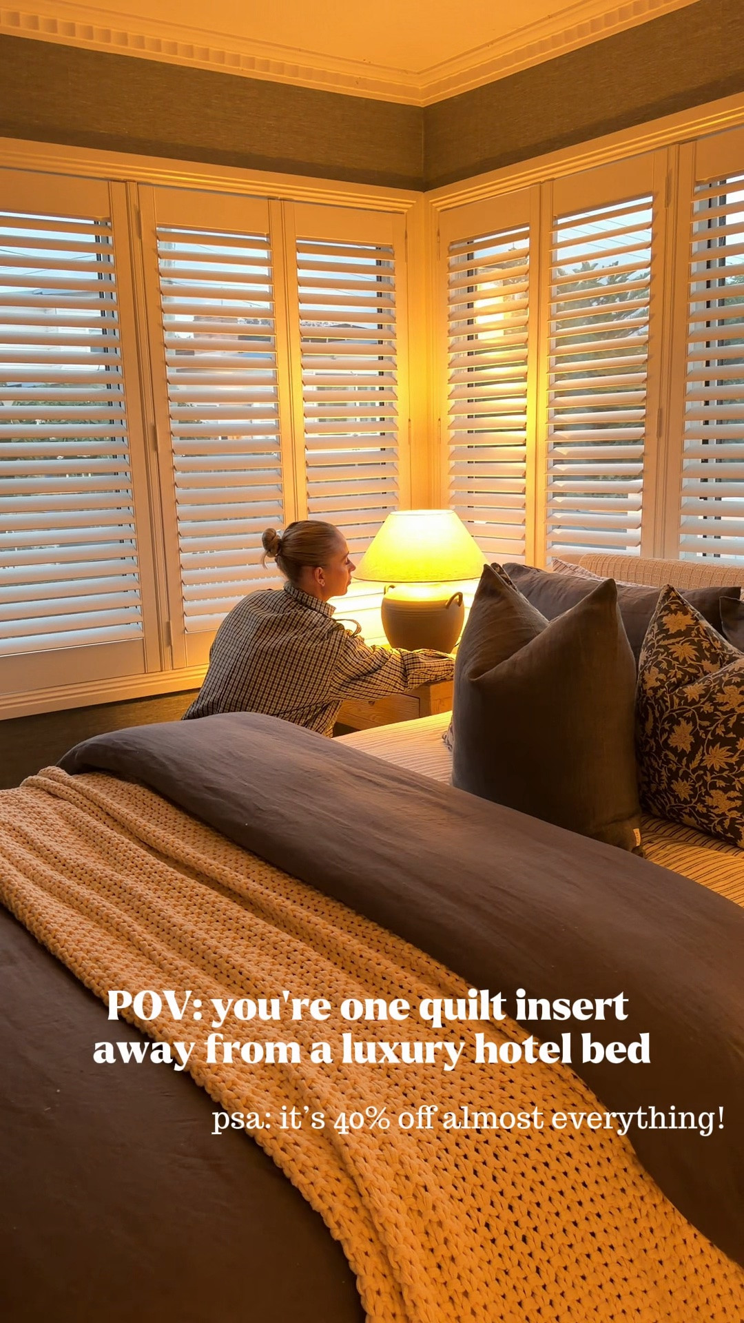 40% OFF FULL PRICE SALE, so if you’re yet to get one of these best-selling quilt inserts - now is the perfect time! Also a perfect time to stock up on bedding and lots of other home bits, too!

#LTKaustralia #LTKsale #LTKhome