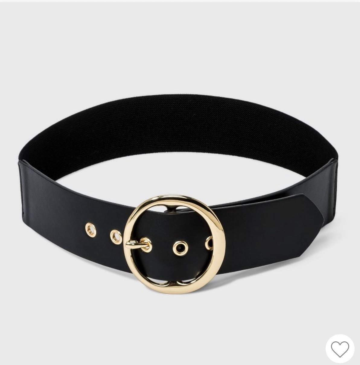 Round buckle belt with adjustable wide strap. Size Large 

#LTKMidsize #LTKStyleTip #LTKOver40