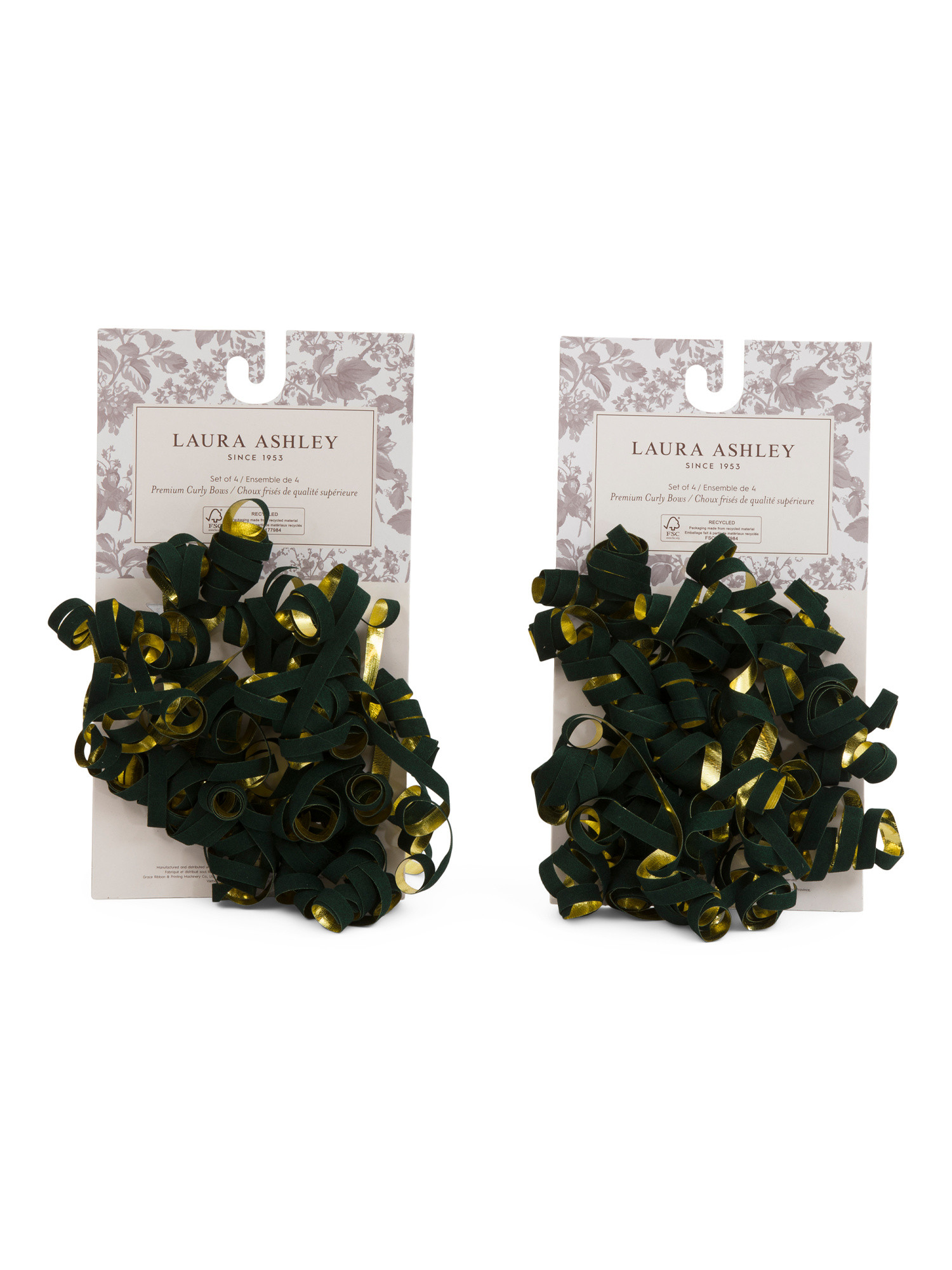 4pk Curly Bows | TJ Maxx