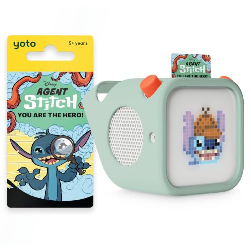 YOTO Player (3rd Gen.) Kids Audio Player + Agent Stitch + Case, Ages 5+ | Amazon (US)