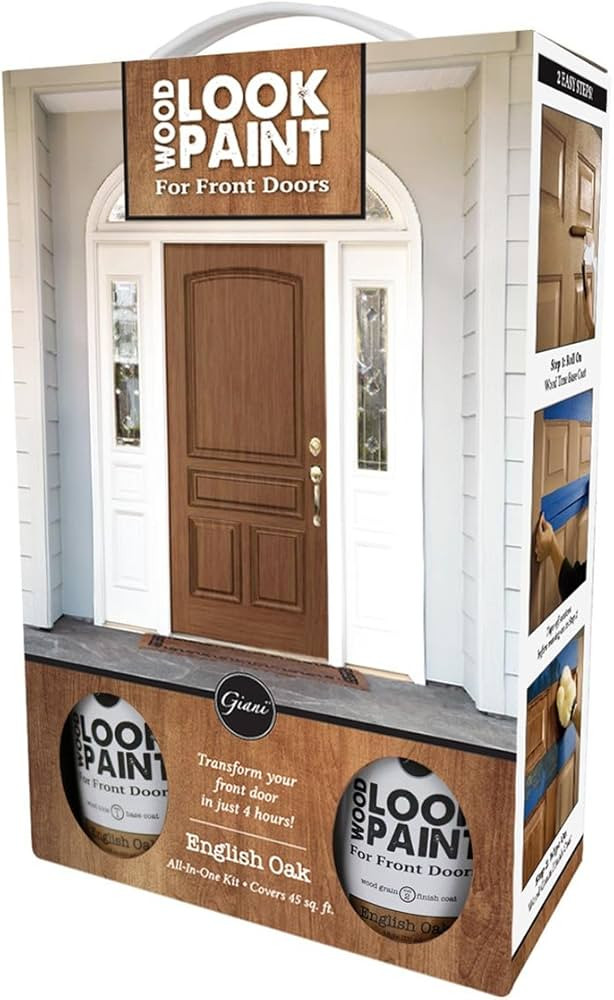 Giani Wood Look Paint Kit for Front & Interior Doors (English Oak) | Amazon (US)