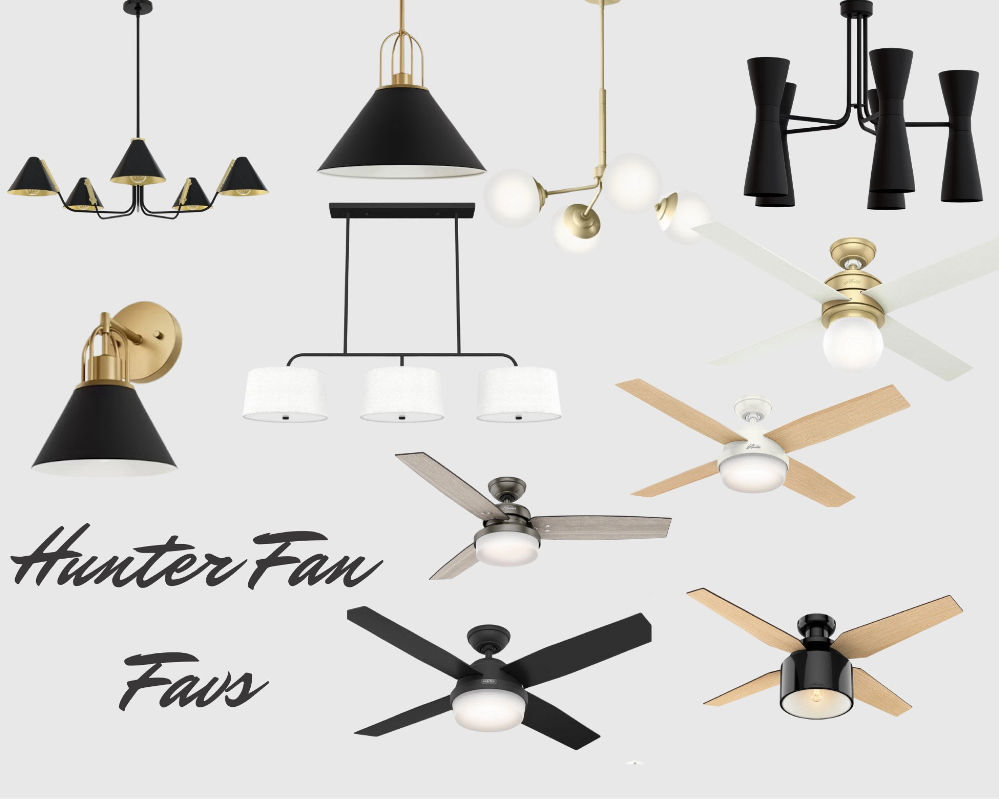 Some of our fav Hunter fans & lighting! Most we have, some is on the way!

#LTKMostLoved #LTKsalealert #LTKhome