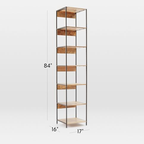 Industrial Modular Bookshelf (17") | West Elm (US)