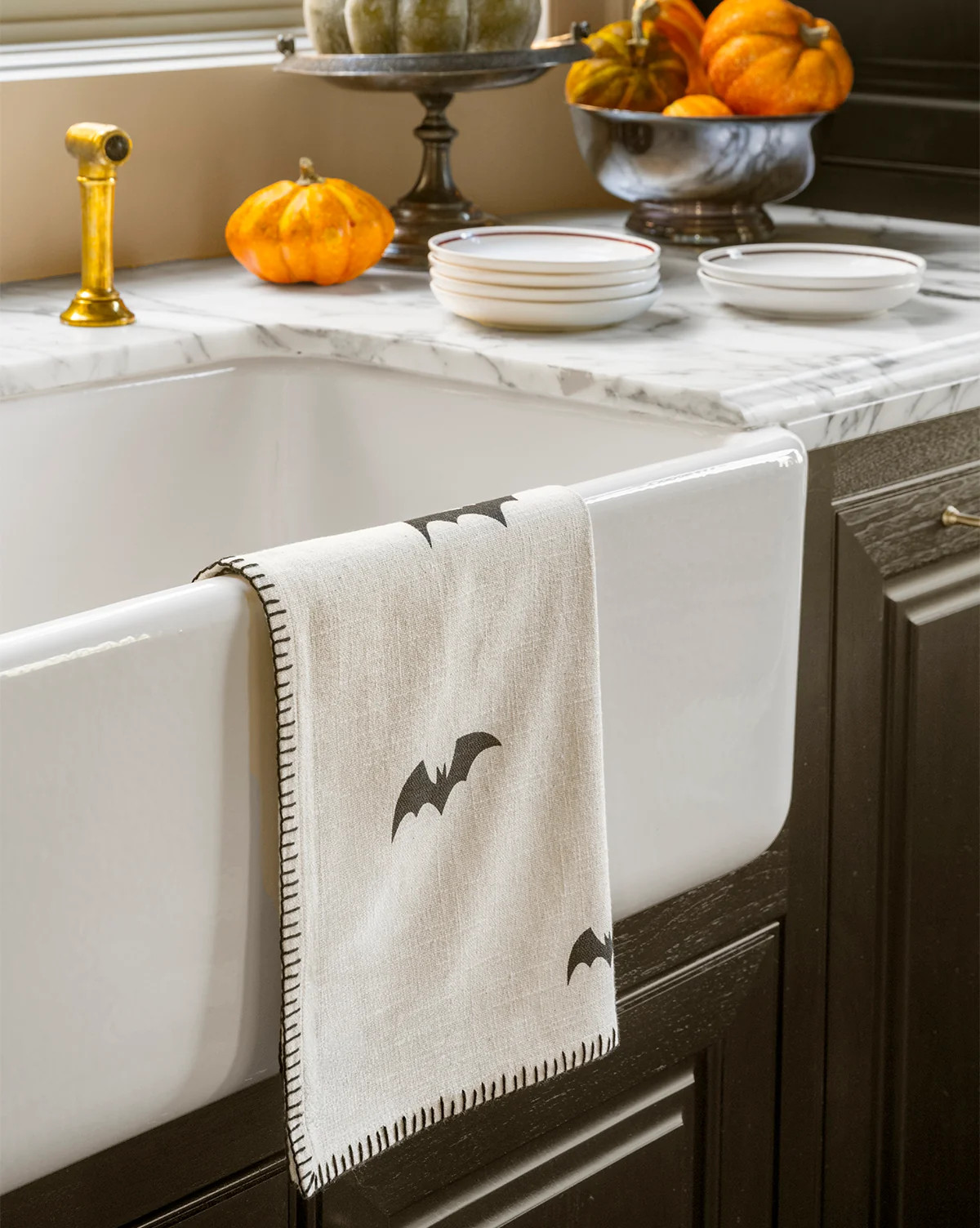 Halloween Bats Tea Towel | McGee & Co. (US)