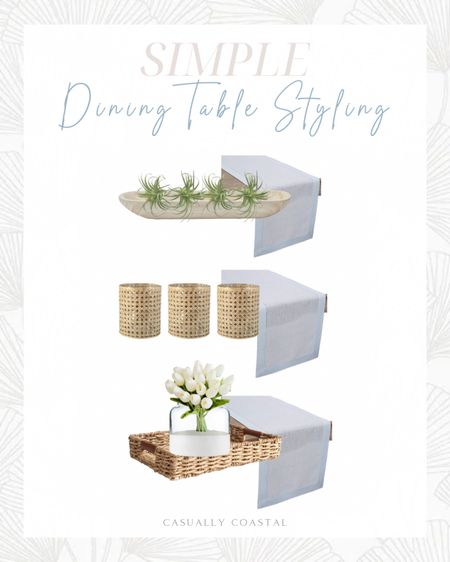 Three simple ways to style your dining table!
-
Tablescape, table setting, table runner, linen runner, Amazon home, painted vase, faux tulips, rattan candle holder, centerpiece, coastal table, doughbowl, airplants, faux plants, coastal tablescape, casually coastal, woven tray, dining table decor, dining room decor, dining room accessories

#LTKhome #LTKunder100 #LTKFind