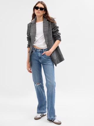 Plaid Wool Blazer | Gap (US)