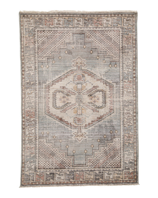 Made In Turkey 4x6 Transitional Medallion Area Rug | TJ Maxx