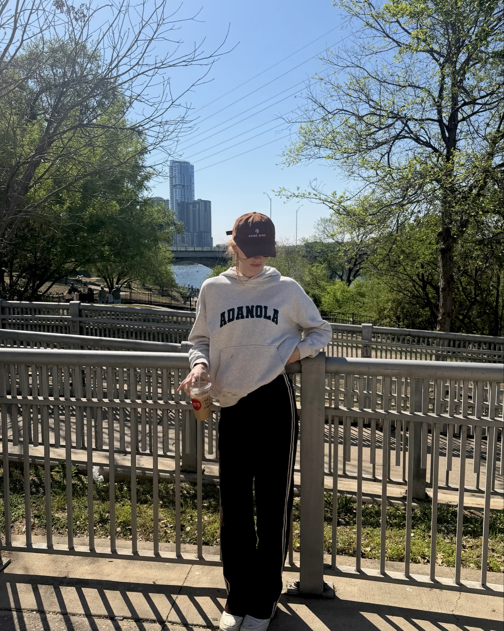 I love the tracksuit look but don’t love the material so these linen striped pants were PERFECT! I was so excited when I saw them