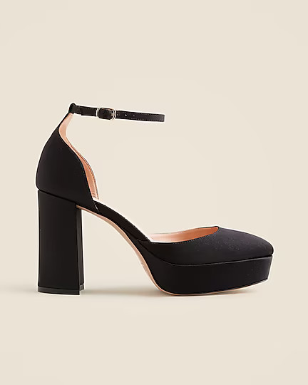 newCollection Maisie made-in-Italy platform heels$298.00BlackSelect A SizeSize & Fit InformationV... | J. Crew US