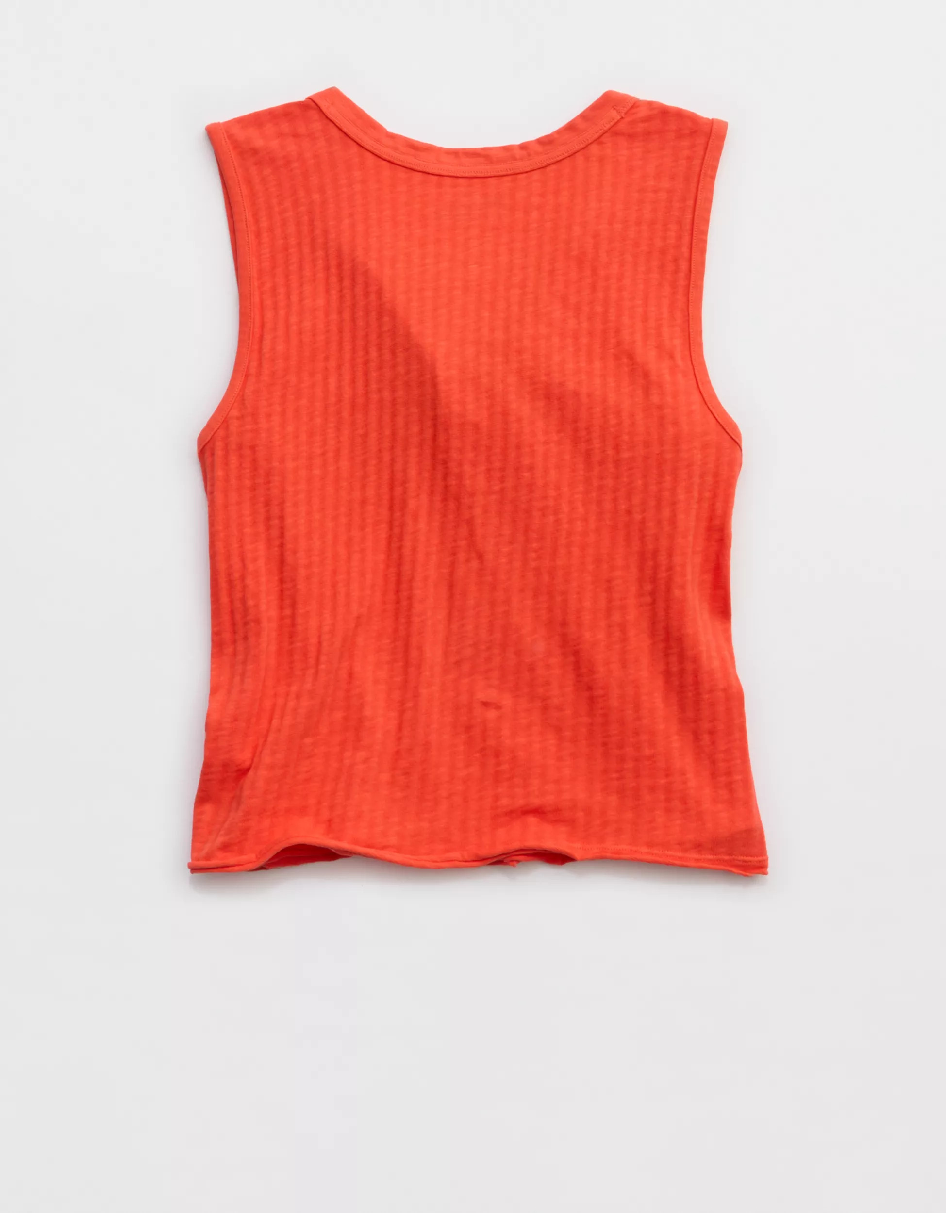Aerie Shadow Stripe Henley Tank Top | American Eagle Outfitters (US & CA)