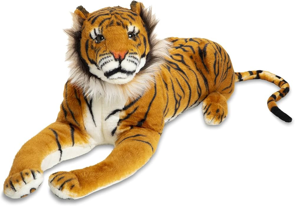 Melissa & Doug Giant Tiger - Lifelike Stuffed Animal (over 5 feet long) | Amazon (US)