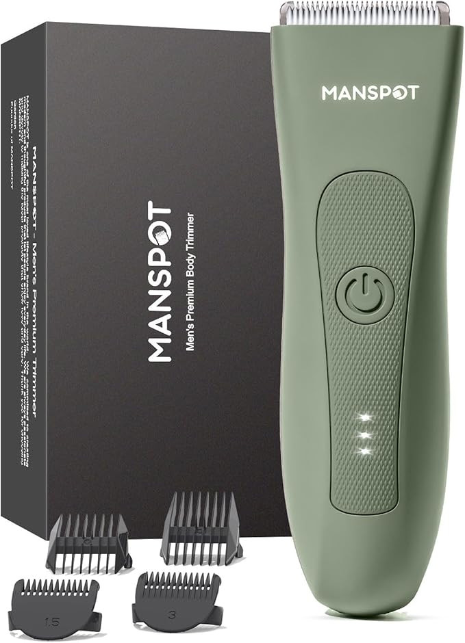 MANSPOT Manscape Pubic Hair Trimmer for Men and Women, Electric Ball Trimmer Pubic Trimmer Shaver... | Amazon (US)
