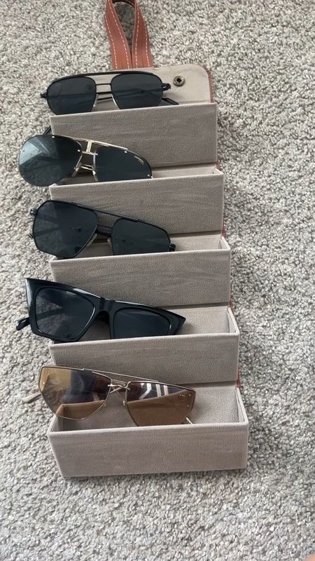 The Sunnies I brought to Disney and 5 slot carrying case🕶️