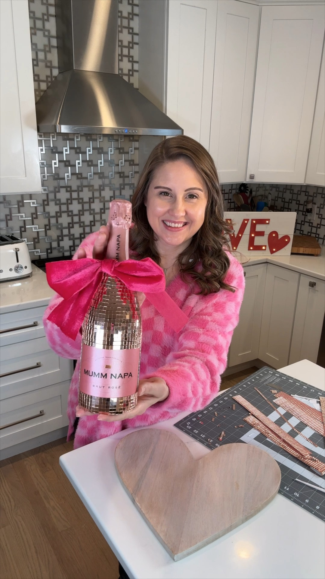 Bring the sparkle this Valentine’s Day with a DIY disco champagne bottle! 💕✨ Using self-adhesive mosaic tiles, you can transform an ordinary bottle into something absolutely fabulous. Perfect for gifting, decor, or popping open during your celebration. Cheers to love and sparkle! 🥂💖

#ValentinesDayDIY #DiscoVibes #SparkleAndShine #DIYProjects #ChampagneBottle #ValentinesDayDecor #CraftingFun #CelebrateInStyle #LTKDIY

#LTKParties #LTKSeasonal #LTKHome