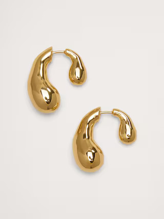 Sculpted Hoop Earrings | Banana Republic (US)