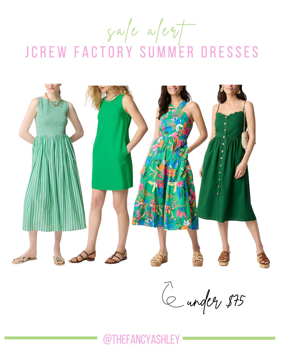 The J.Crew Factory sale is so good! Obsessed with these darling summer dresses, and they’re all under $75. The cutest summer closet staples. Save up to 70% off sitewide during their big sale. 

#LTKSaleAlert #LTKFindsUnder100 #LTKSeasonal
