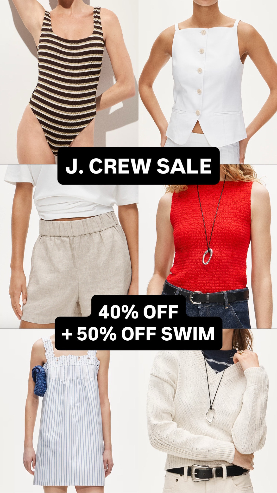 Memorial Day Sale  ✨ J. Crew sale 40% off + 50% off swim 

Sale Alert. Sale Weekend. Memorial Day. MDW. Summer.

#LTKSaleAlert #LTKSwim