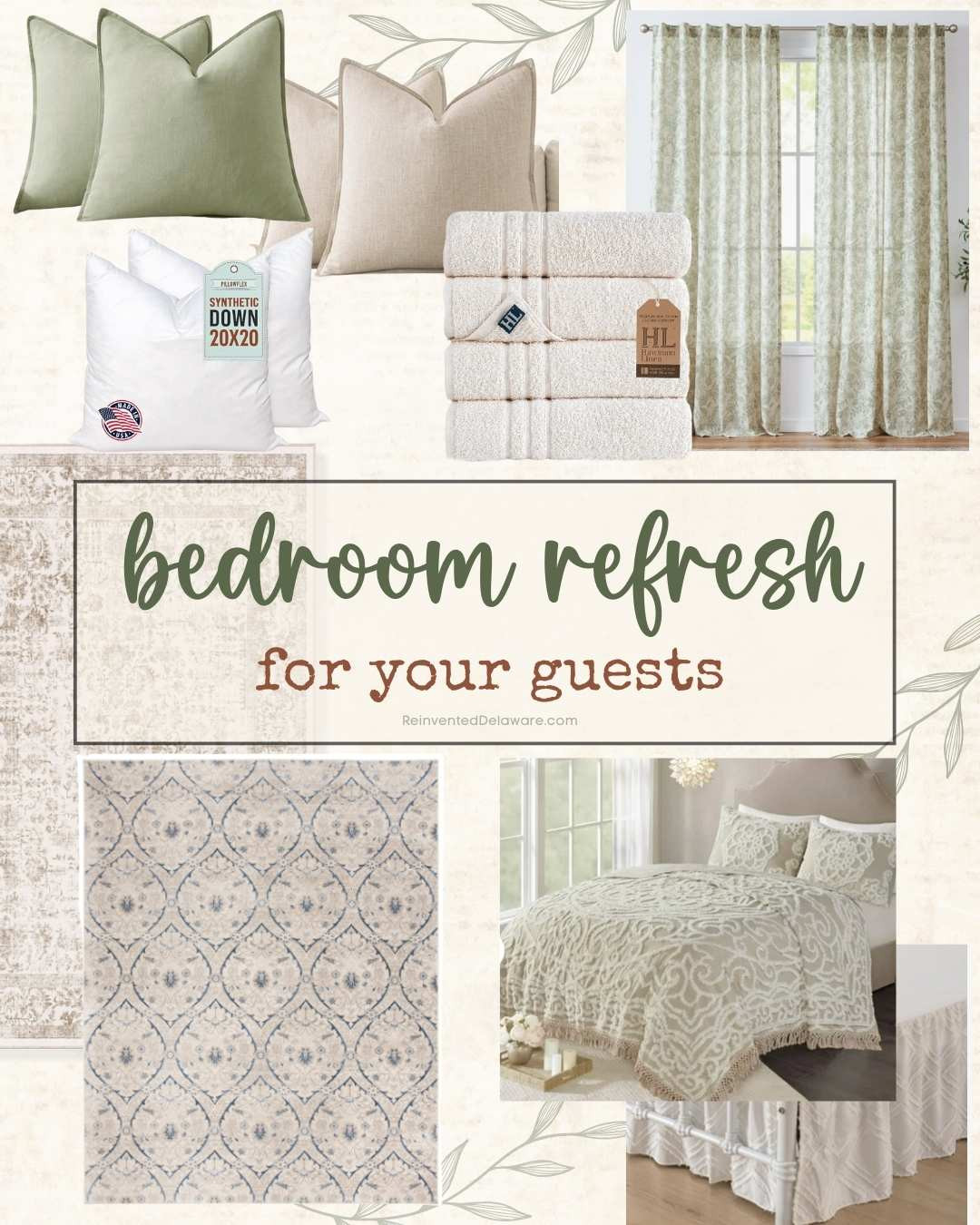 Ready for a refresh for your guest bedroom? Here are some gorgeous items to choose from! 

 #LTKSeasonal #LTKHome