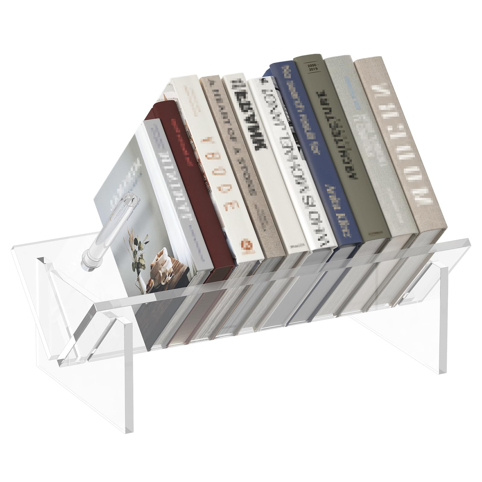 Sumerflos Clear Acrylic Desktop Bookcase | Amazon (US)
