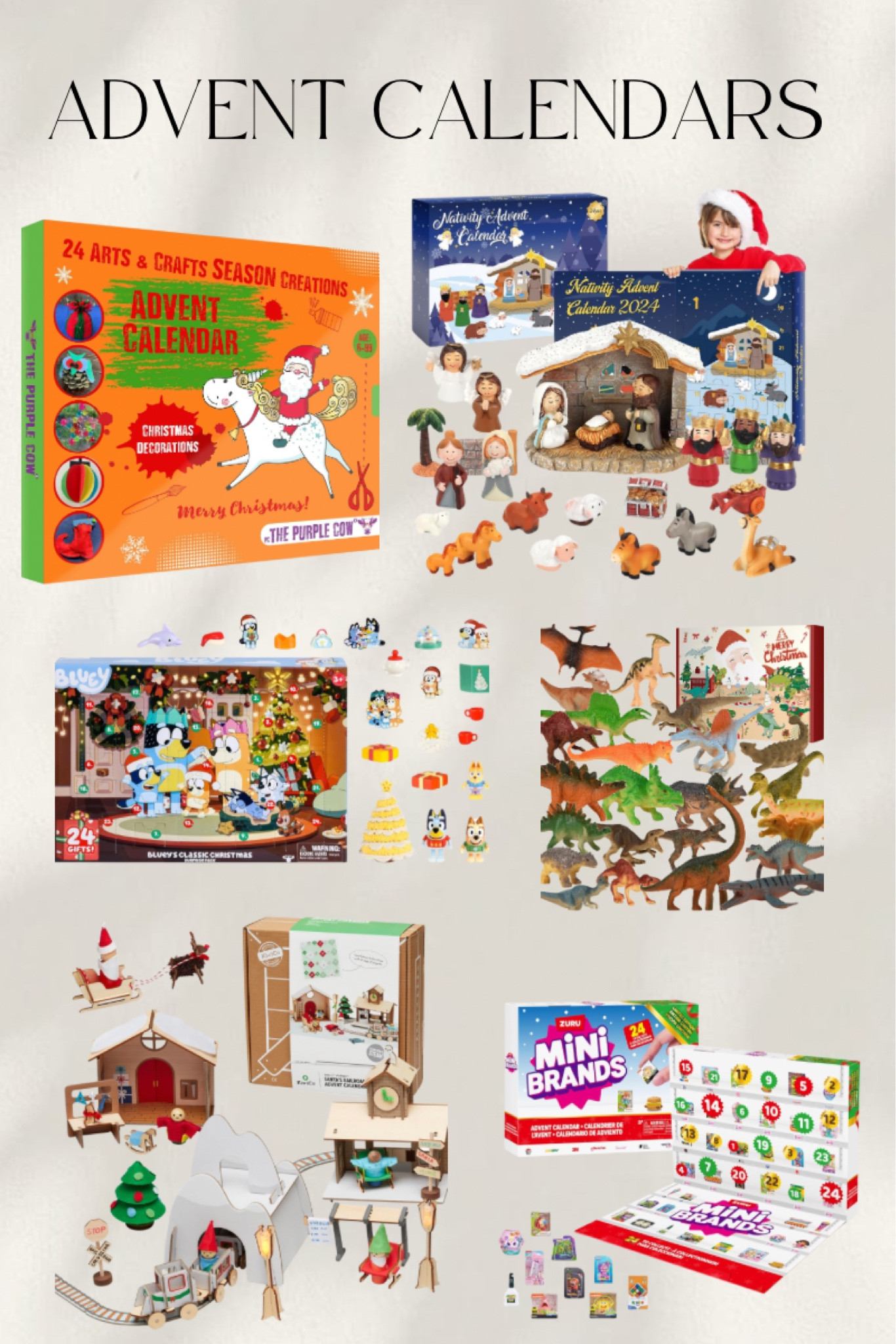 Advent calendars for kids on Amazon 

#LTKHoliday #LTKKids #LTKSeasonal