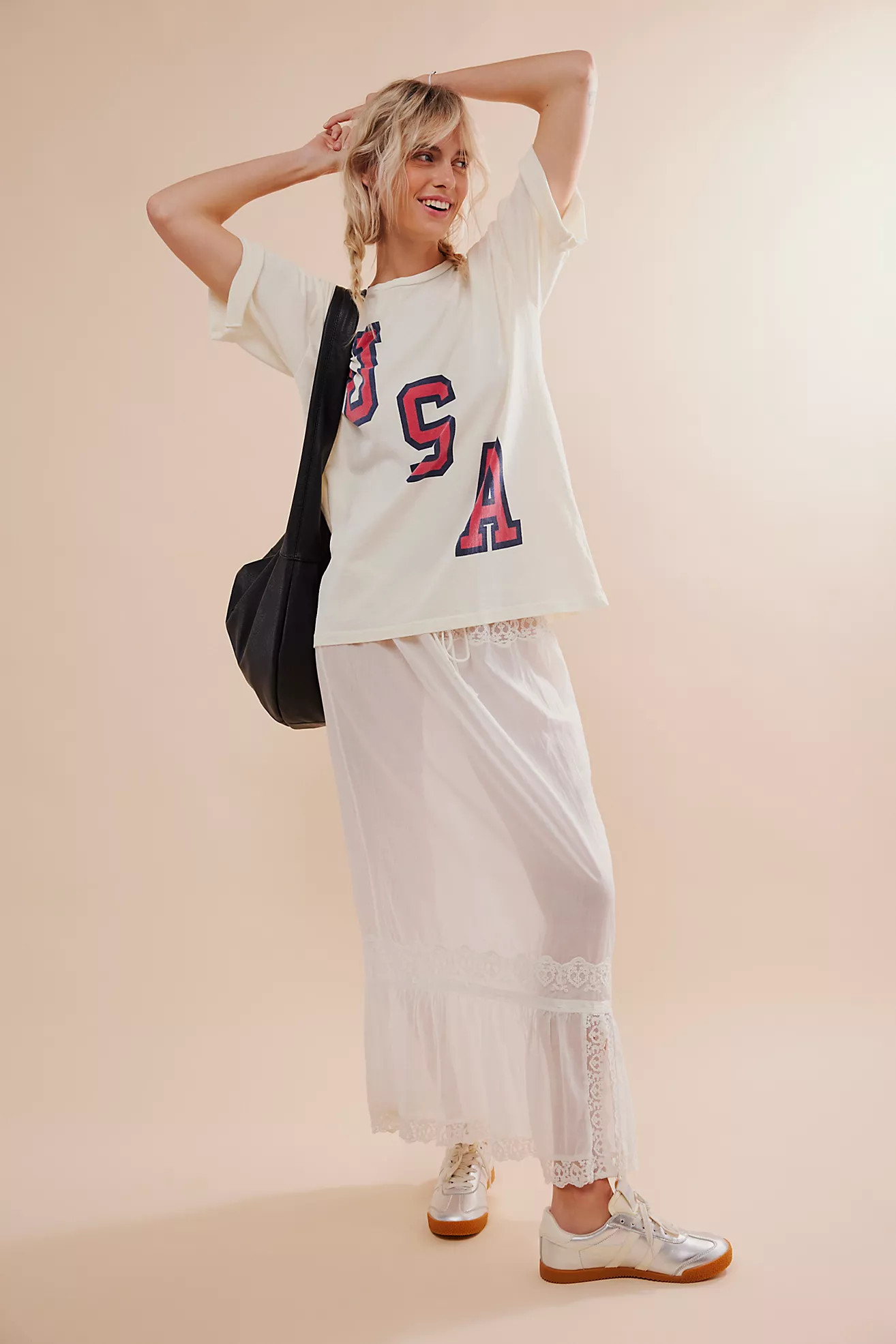 USA Letter Tee | Free People (Global - UK&FR Excluded)