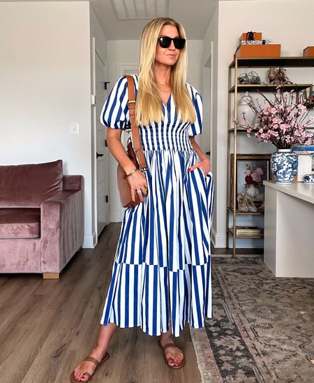 Royal blue and white stripped cotton dress - wearing an XS. I’ve linked up similar dresses at all price points! 

#LTKtravel #LTKSeasonal #LTKstyletip