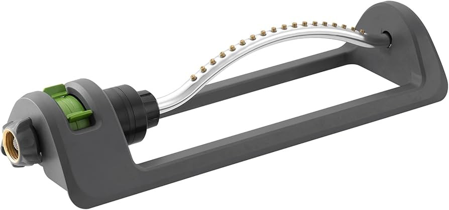 Lawn Sprinkler, HH Together Oscillating Sprinkler with 18 Hole Brass Nozzles, Watering for Lawn &... | Amazon (US)