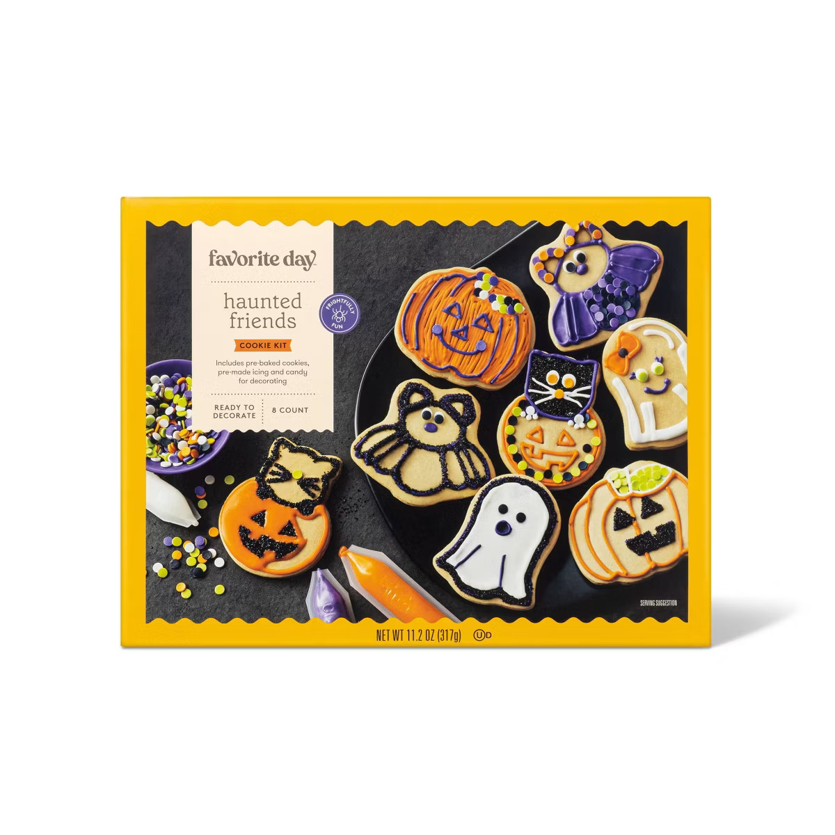 Halloween Haunted Friends Cookie Kit - 11.2oz/8ct - Favorite Day™ | Target