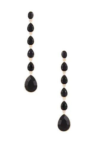 Black Drop Earrings
                    
                    Ettika | Revolve Clothing (Global)