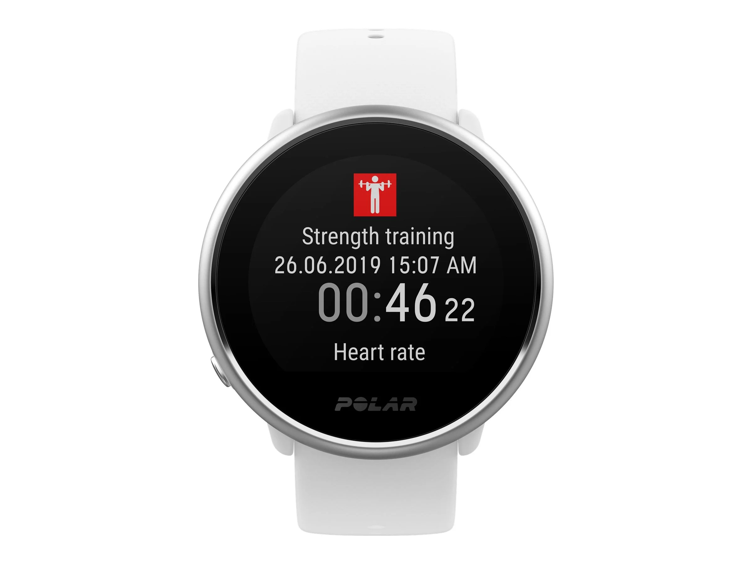 Polar Ignite - Glass fiber reinforced polymer - smart watch with band - TPU - white - band size: ... | Walmart (US)