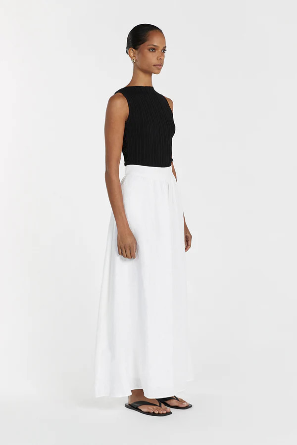 SIENNA BLACK KNIT TANK | DISSH